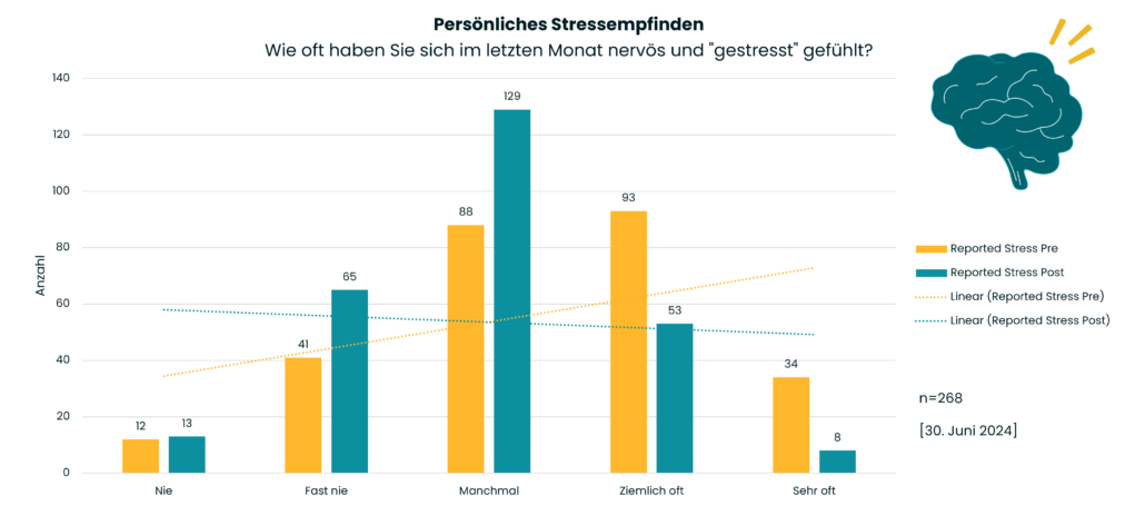 Abbildung Stressempfinden